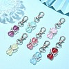 Angel Glass Pendant Decoration X1-HJEW-JM01188-2
