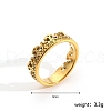 Geometric Stainless Steel Finger Rings CA9028-1-2