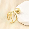 304 Stainless Steel Cuff Rings RJEW-D320-01G-3