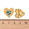 304 Stainless Steel Natural Paua Shell Stud Earrings EJEW-Z103-06G-01-5