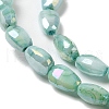Electroplate Glass Beads Strands GLAA-D013-05A-2