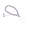 Natural Amethyst Mobile Straps HJEW-JM03418-02-5