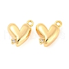 Rack Plating Brass Cubic Zirconia Pendants KK-M261-21G-1
