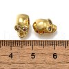 Brass Micro Pave Clear Cubic Zirconia Beads ZIRC-I070-088G-3