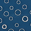Beebeecraft 20Pcs 4 Styles 925 Sterling Silver Split Jump Rings STER-BBC0006-57-4