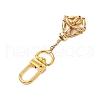 304 Stainless Steel Macrame Chain Pouch Empty Stone Holder Pendant Decoration HJEW-JM02082-3
