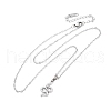 Snake 304 Stainless Steel Pendant Necklaces NJEW-M096-03P-2
