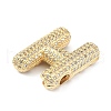 Rack Plating Brass Micro Pave Cubic Zirconia Pendants KK-Q790-01H-G-2