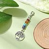 Alloy Tree of Life Pendant Decorations HJEW-JM02062-05-2