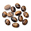 Natural Tiger Eye Oval Cabochons X-G-L394-06-25x18mm-1