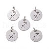 304 Stainless Steel Charms STAS-Q201-T445-9S-2