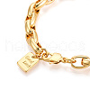 Brass Chain Bracelets BJEW-N032-05G-3