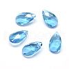 Faceted Glass Pendants GLAA-F069-S-A13-1