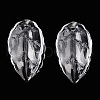 Transparent Glass Petal Beads GLAA-N001-20-2
