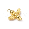 10Pcs Electroplated Synthetic Non-magnetic Hematite Beaded Angel Charms PALLOY-JF03636-02-4