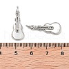 Brass Micro Pave Clear Cubic Zirconia Pendants KK-B102-21P-3