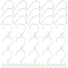 DICOSMETIC 120Pcs 2 Style 316 Surgical Stainless Steel Earring Hooks STAS-DC0010-44-1