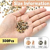 300Pcs 6 Styles CCB Plastic Beads FIND-YW0004-93A-3