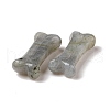 Natural Gray Labradorite Dog Bone Shape Sculptures DJEW-G033-01A-05-3