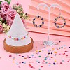 SUNNYCLUE 800Pcs 10 Styles 2-Hole Baking Paint Glass Seed Beads SEED-SC0001-44A-4