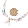 Shell Pearl Bead Pendant Necklaces NJEW-JN05243-3