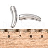 304 Stainless Steel Beads STAS-C128-06P-3
