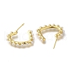 Rack Plating Brass Stud Earrings EJEW-C101-08G-2
