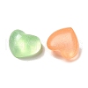 Transparent Resin Decoden Cabochons with Glitter Powder X-RESI-E053-08C-2