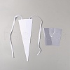 Triangle Paper Single Rose Wrapping Boxes for Bouquet ABAG-WH20005-04C-1
