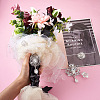 Biyun 10Pcs 10 Styles Flower & Heart & Teardrop Crystal Rhinestone Brooches Set JEWB-BY0001-04-6