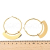 304 Stainless Steel Hoop Earrings EJEW-P315-03G-3