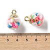 Glass Pendants FIND-Z083-01B-3
