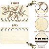  8-Position Wood Embroidery Thread Storage Trays TOOL-WH0056-025-3