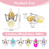 Glass Pendants PALLOY-DC00012-2