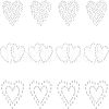 Fingerinspire Glitter Hotfix Rhinestone(Hot Melt Adhesive On The Back) DIY-FG0001-45-1