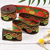 Embroidery Polyester Ribbon SRIB-WH0006-05-2