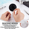 Soft Silicone Flexible Model Body Displays with Acrylic Stands ODIS-WH0026-06B-3