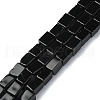 Natural Black Onyx(Dyed & Heated) Beads Strands G-C135-F02-01-1