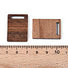 Walnut Wood Pendants WOOD-T032-26-3