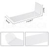 Acrylic Wall Mounted Headband Storage Rack AJEW-WH0534-02-2