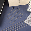 Stainless Steel Curb Chain Necklaces for Men Women NJEW-TAC0001-017-5