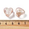 Handmade Silver Foil Lampwork Glass Beads LAMP-Q005-06H-3