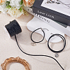 SUNNYCLUE 1 Roll 10M Round Braided Cowhide Cords WL-SC0001-03A-4