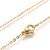 304 Stainless Steel Pendant Necklaces NJEW-F275-27G-4