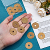 SUPERFINDINGS 12Pcs Brass Flat Washers FIND-FH0010-79A-3