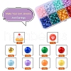 470Pcs Opaque Acrylic Beads MACR-YW0001-94-2