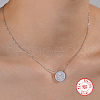 Elegant 925 Sterling Silver Hollow Butterfly Pendant Necklaces for Daily Commute and Vacation UV4706-2-1