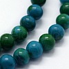 Synthetic Chrysocolla Beads Strands X-G-I199-34-6mm-3