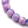 Synthetic Gemston Stretch Bracelets BJEW-JB11015-01-4