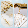 Beebeecraft 10Pcs Brass Cable Chain Necklaces Set MAK-BBC0001-12A-6